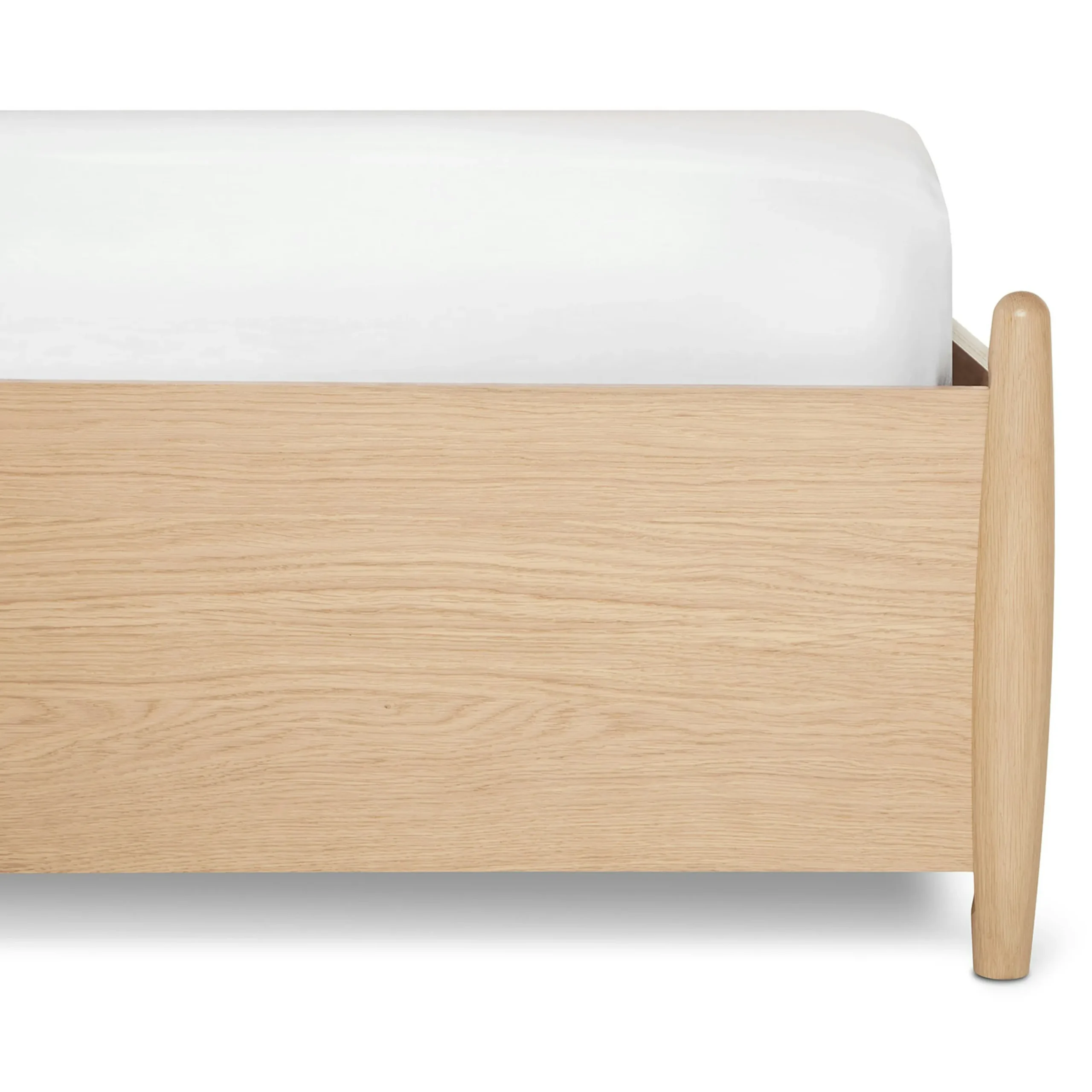 Lenia King Panel Storage Bed - White Oak - Image 18