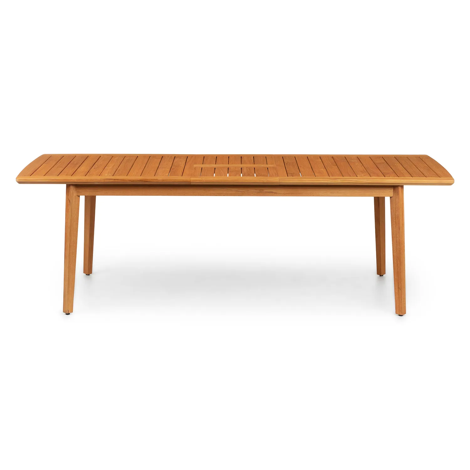 Marol 76.5_ - 95.5_ Outdoor Extendable Dining Table - Bronze Teak - Image 8