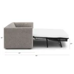 Marina 90_ Sofa Bed - Hestia Gray