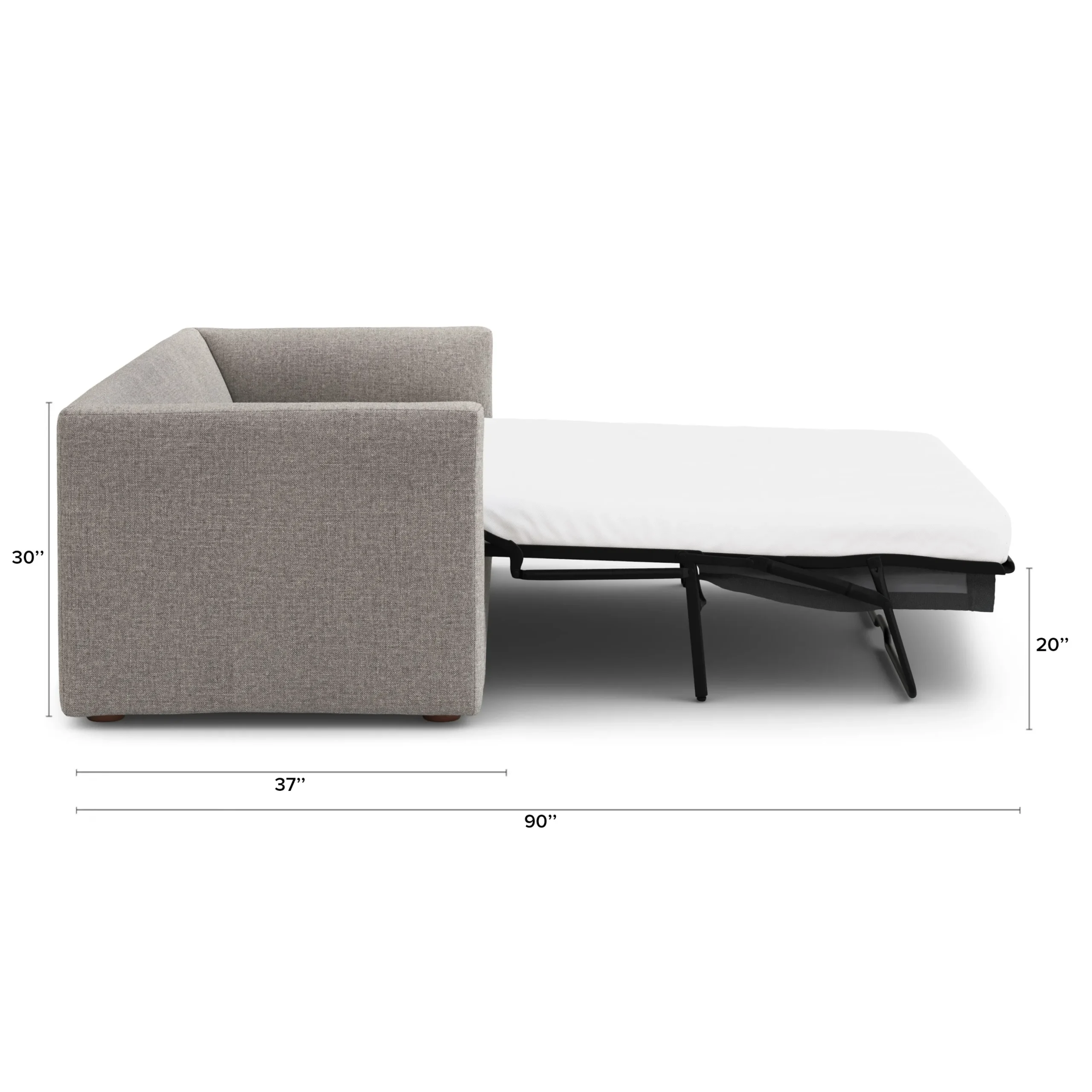 Marina 90_ Sofa Bed - Hestia Gray - Image 11