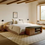 Leif King Platform Storage Bed - Smoked Oak