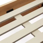 Leif King Platform Storage Bed - White Oak