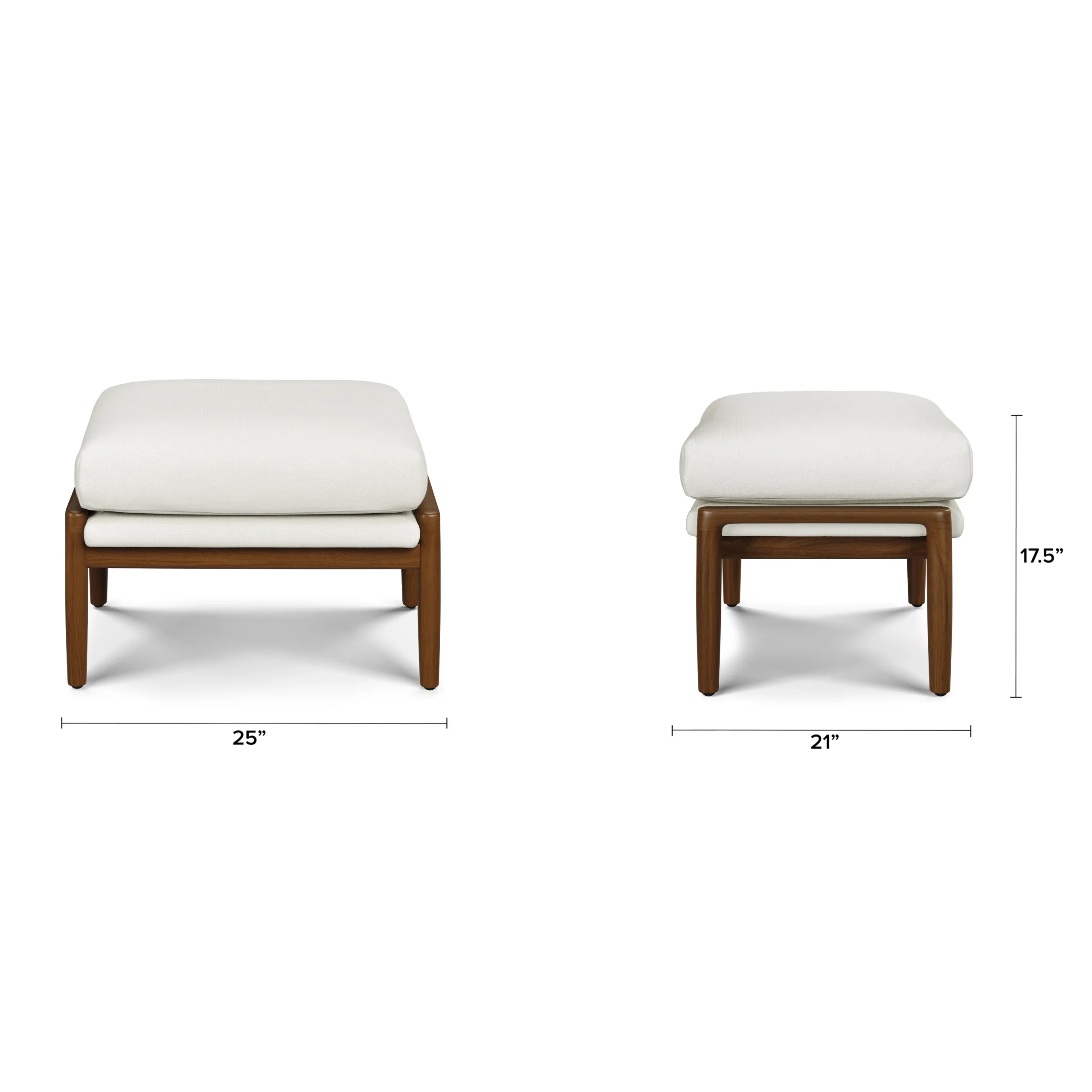 Bavel 26_ Lounge Set - Walnut and Field Ivory - Image 2