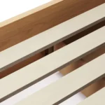 Leif Twin Platform Storage Bed - White Oak