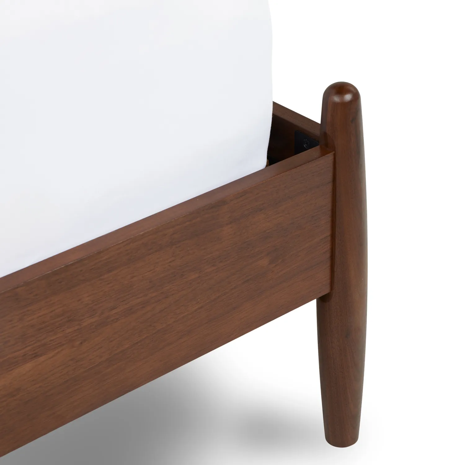 Lenia Full Panel Bed - Walnut - Image 9