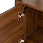 Krossa 31.5_ Shelving Unit with Storage - Walnut