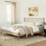 Lenia King Bed - White Oak