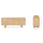 Adel 71_ Sideboard - White Oak