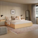 Leif King Platform Storage Bed - White Oak
