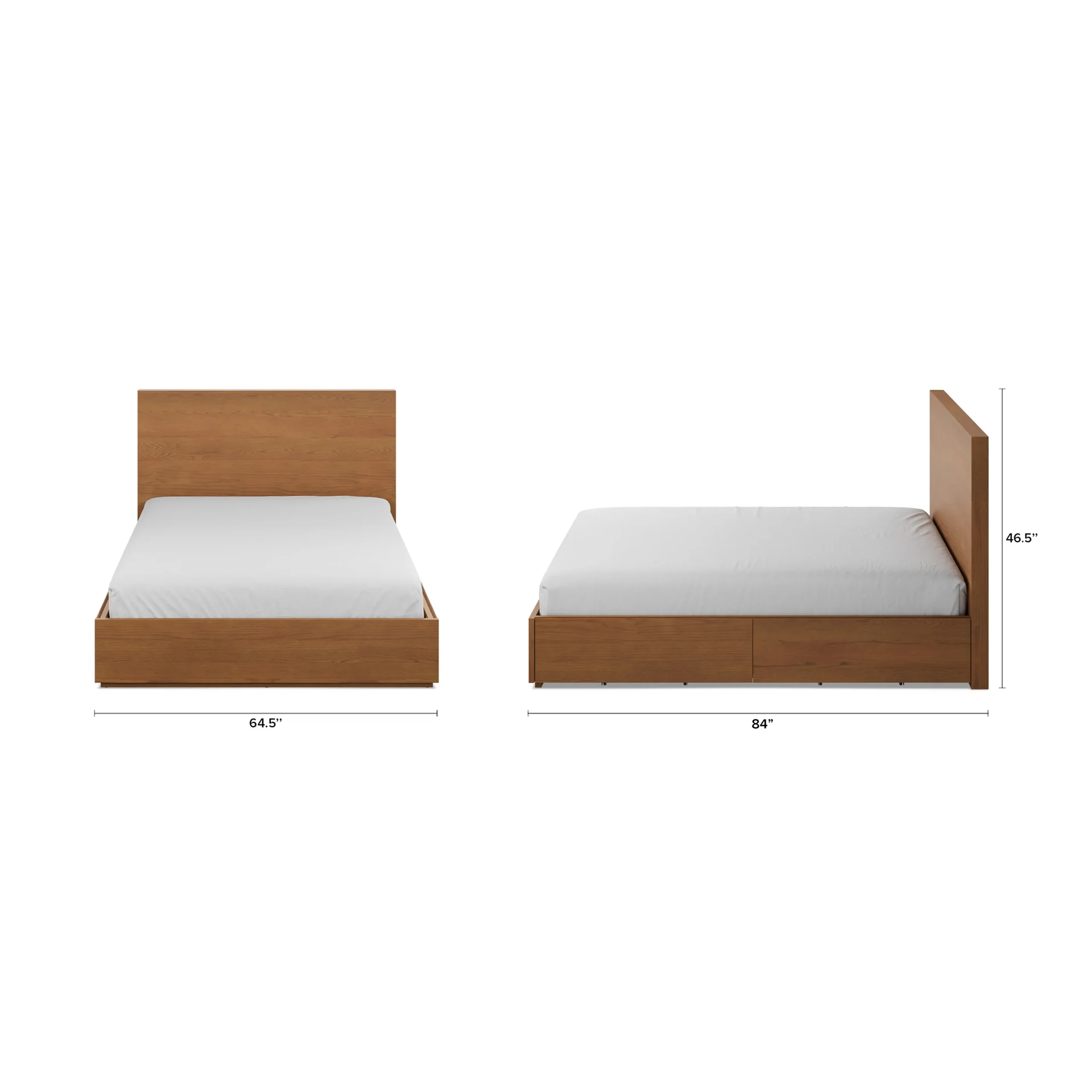 Leif Queen Storage Bed - Smoked Oak - Image 20