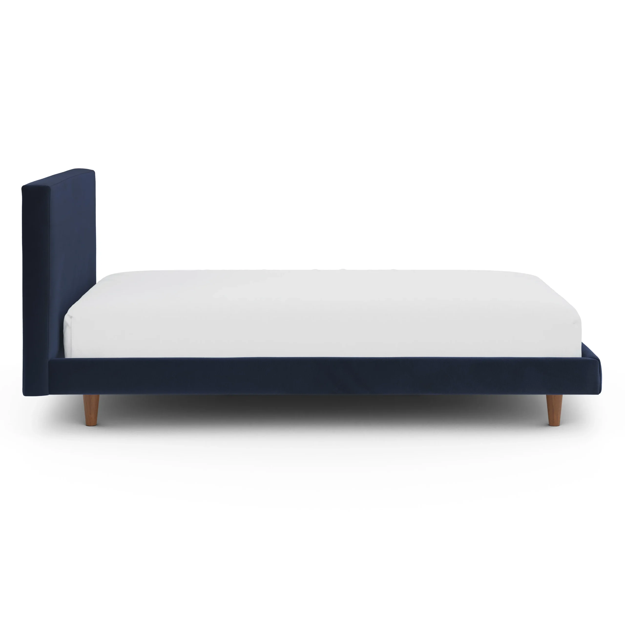 Tessu Twin Low Profile Velvet Bed - Hale Ink - Image 7