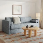 Sven 88_ Grounded Tufted Sofa - Silver Light Blue