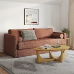 Sven 88_ Grounded Tufted Sofa - Ratine Oxide