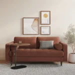 Sven 72_ Tufted Loveseat - Ratine Oxide