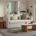 Marina 80_ Sofa - Ivory Wool Bouclé