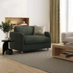 Vati 53_ Sleeper Chair - Green Wool Bouclé