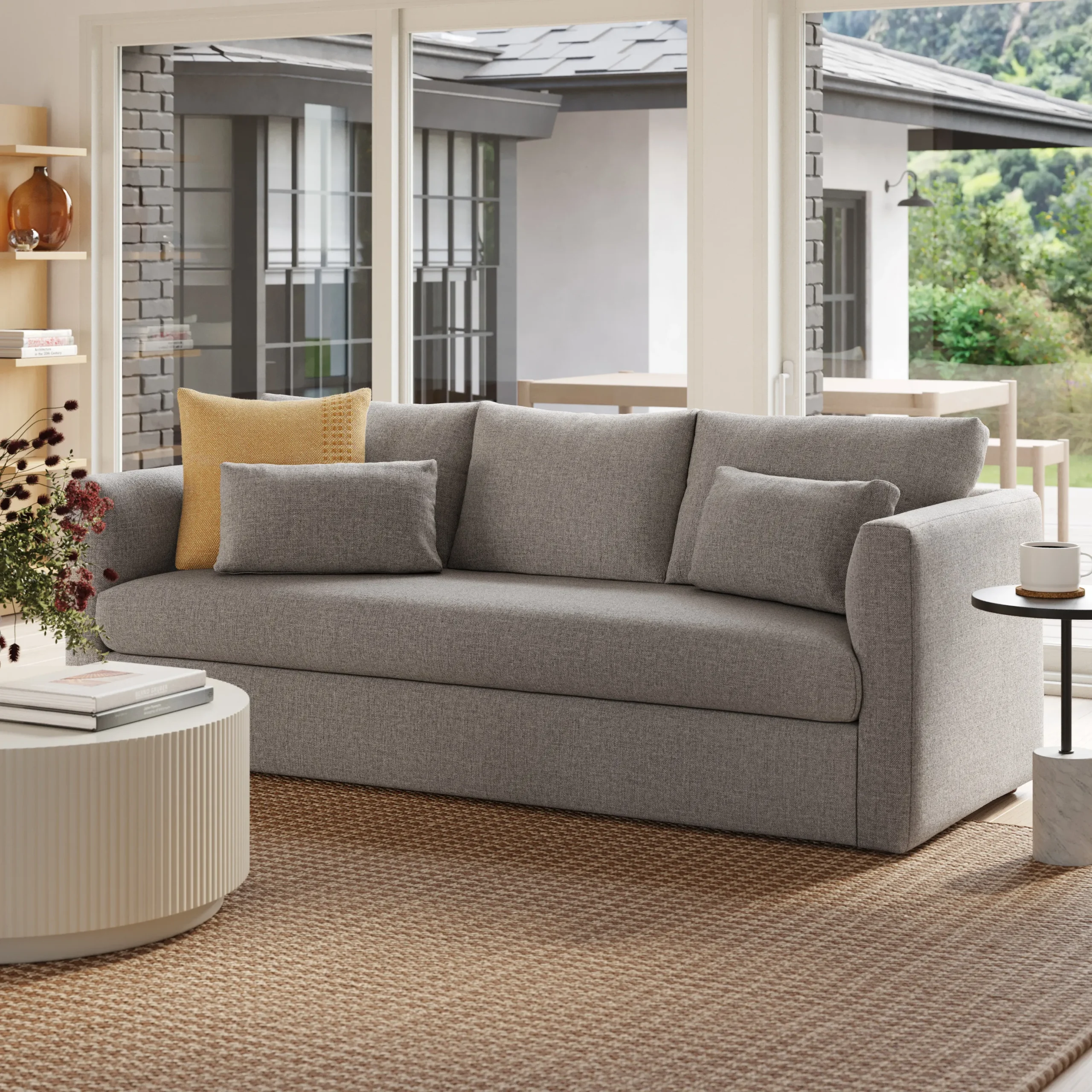 Marina 90_ Sofa - Hestia Gray