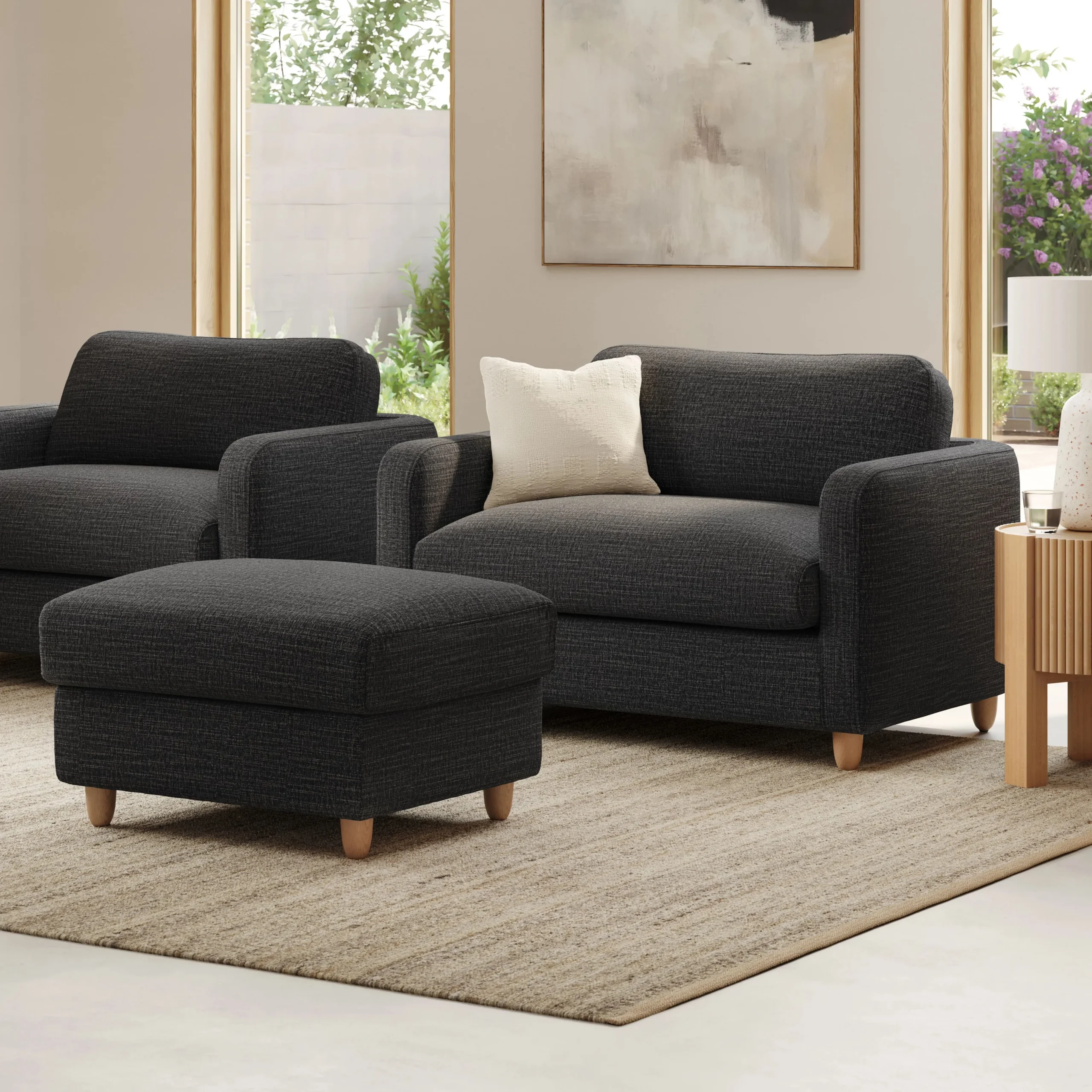 Vati 53_ Sleeper Chair - Napa Charcoal
