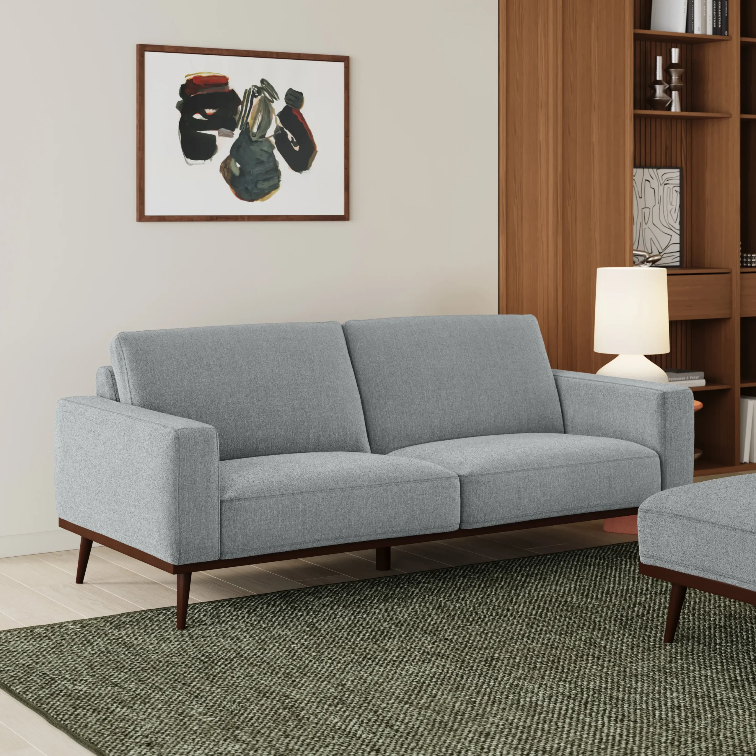 Rhett 84_ Sofa - Harbor Gray