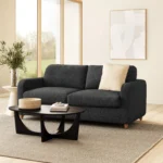 Vati 80_ Sofa Bed - Natural Oak and Napa Charcoal