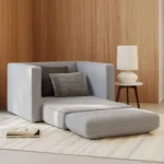 Sven 45.5_ Tufted Sleeper Chair - Stone Gray