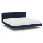 Tessu King Low Profile Velvet Bed - Hale Ink