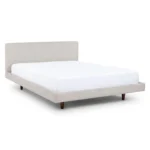 Tessu Queen Low Profile Upholstered Bed - Clay Taupe