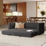Sven 88_ Tufted Sofa Bed - Napa Charcoal