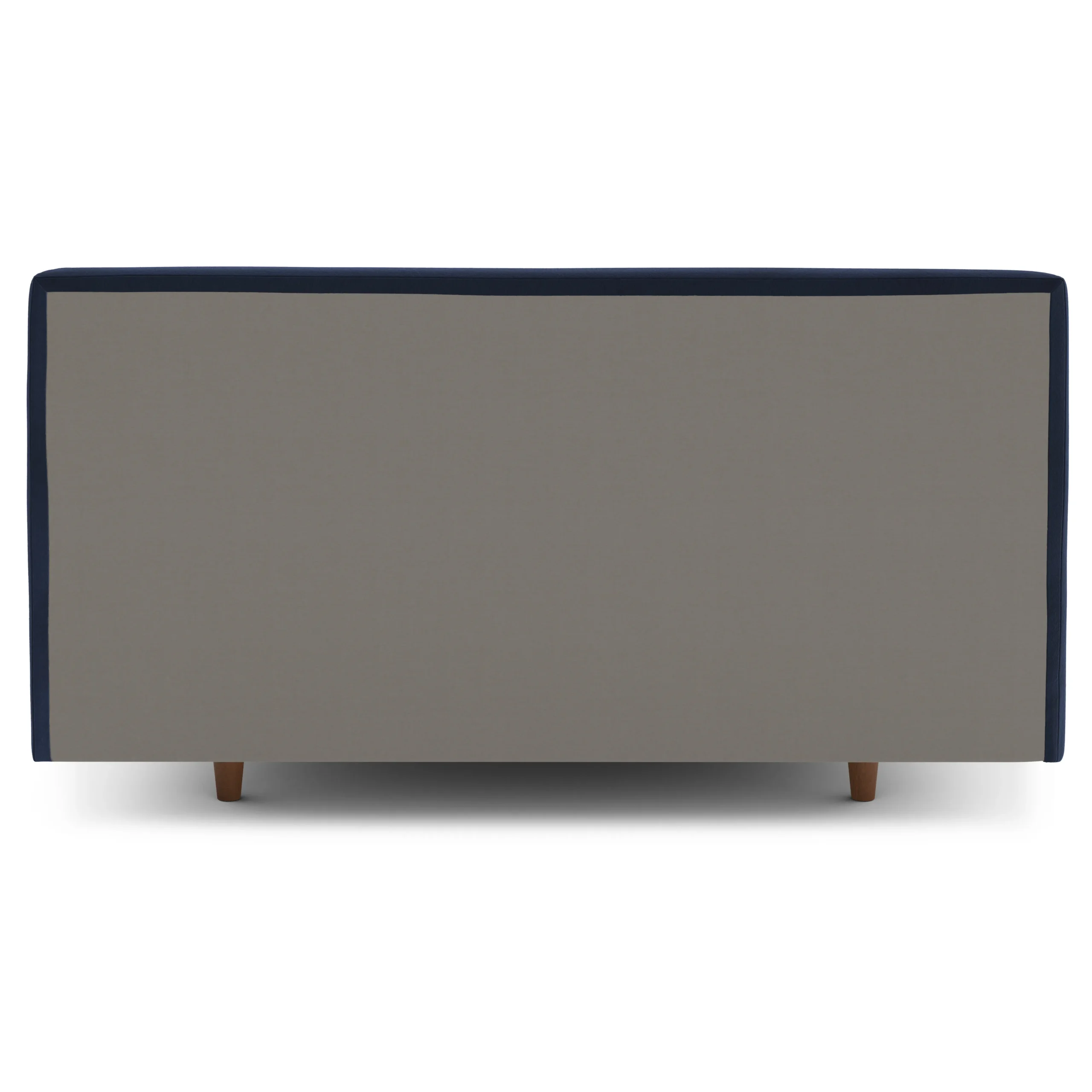 Tessu Queen Low Profile Velvet Bed - Hale Ink - Image 9