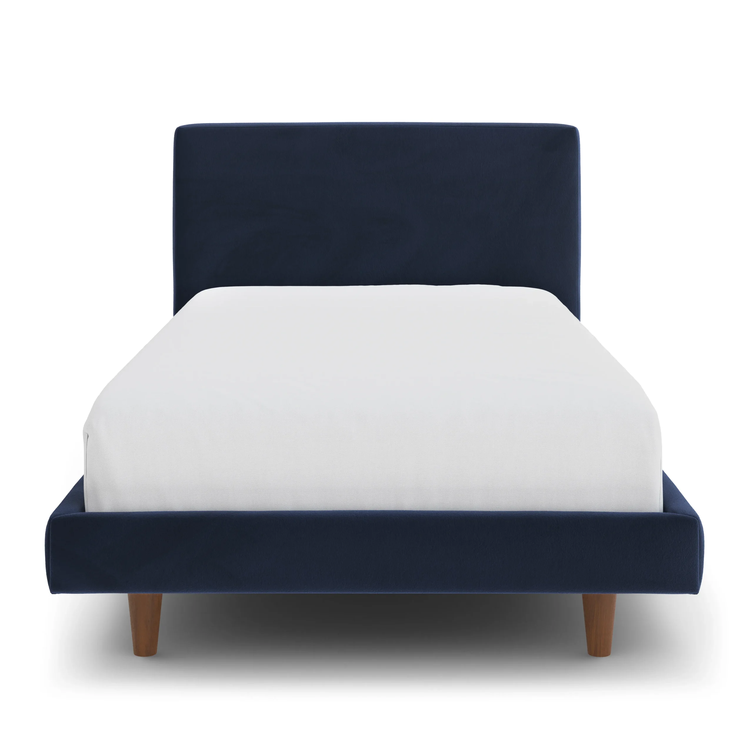 Tessu Twin Low Profile Velvet Bed - Hale Ink - Image 6