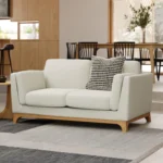 Ceni 61_ Loveseat - Buckler Ivory