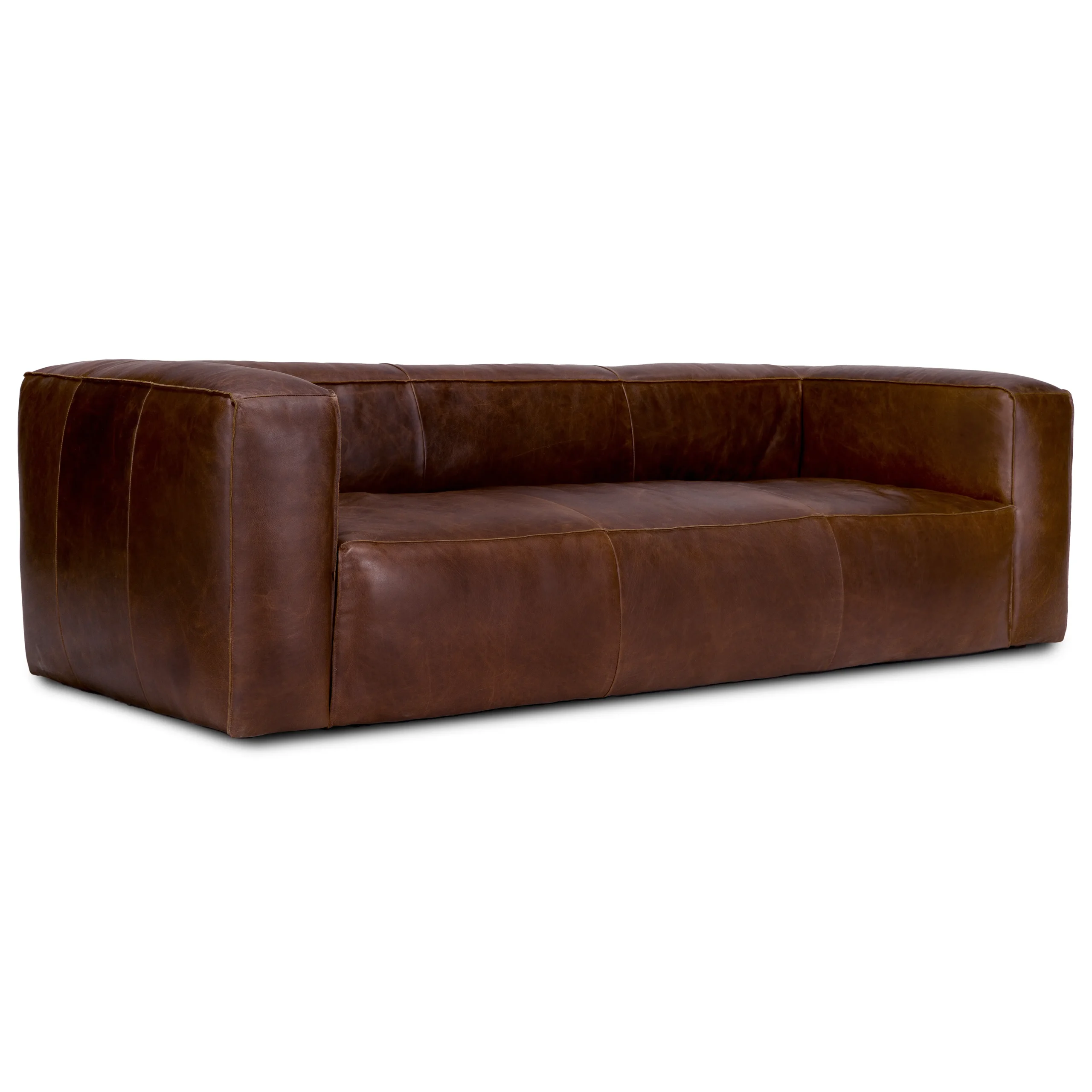 Cigar 92_ Leather Sofa - Indiana Brown - Image 2