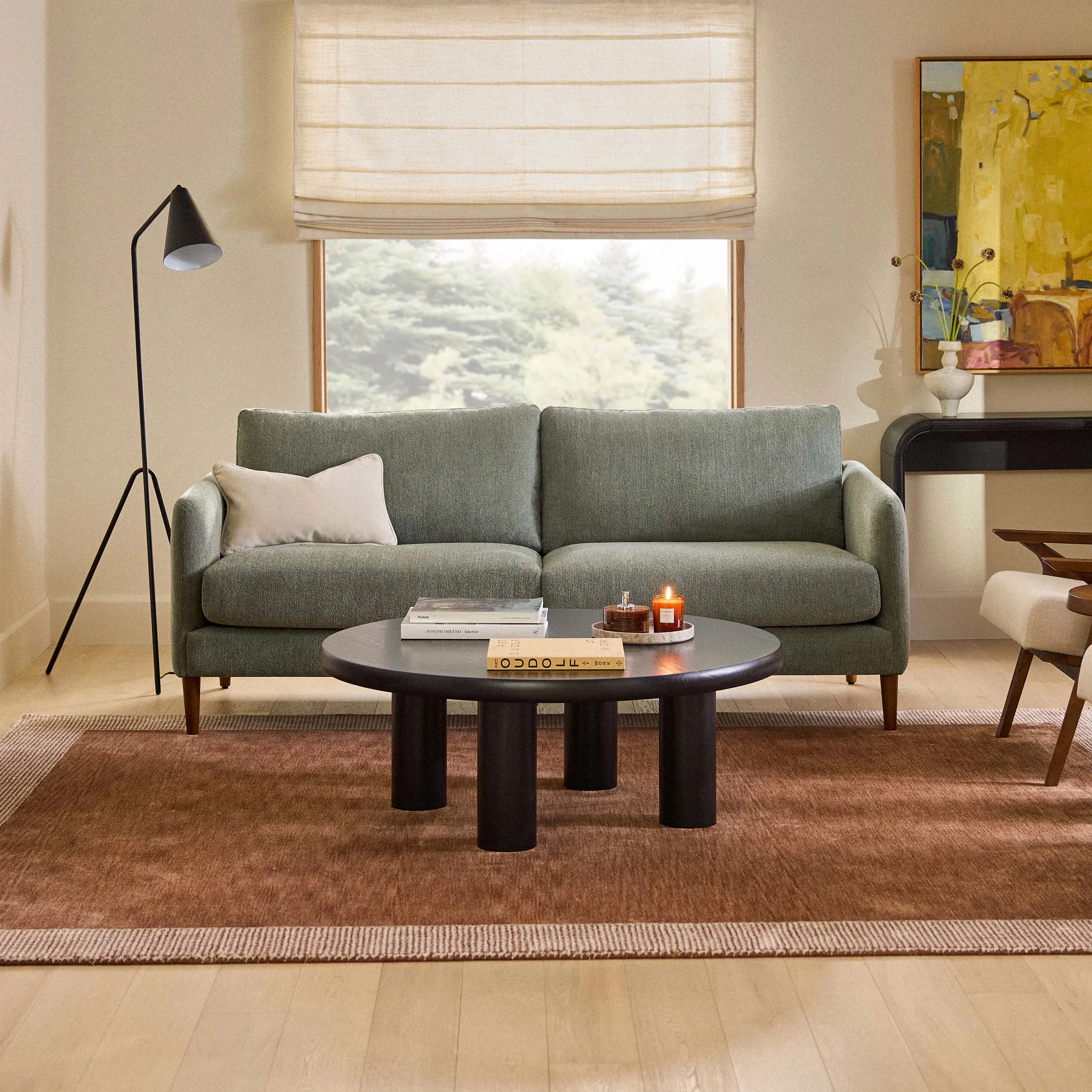 Hanson 80_ Sofa - Thistle Green - Image 3