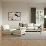 Kalok 92_ Sofa - Buckler Ivory