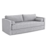 Sven 88_ Grounded Tufted Sofa - Stone Gray