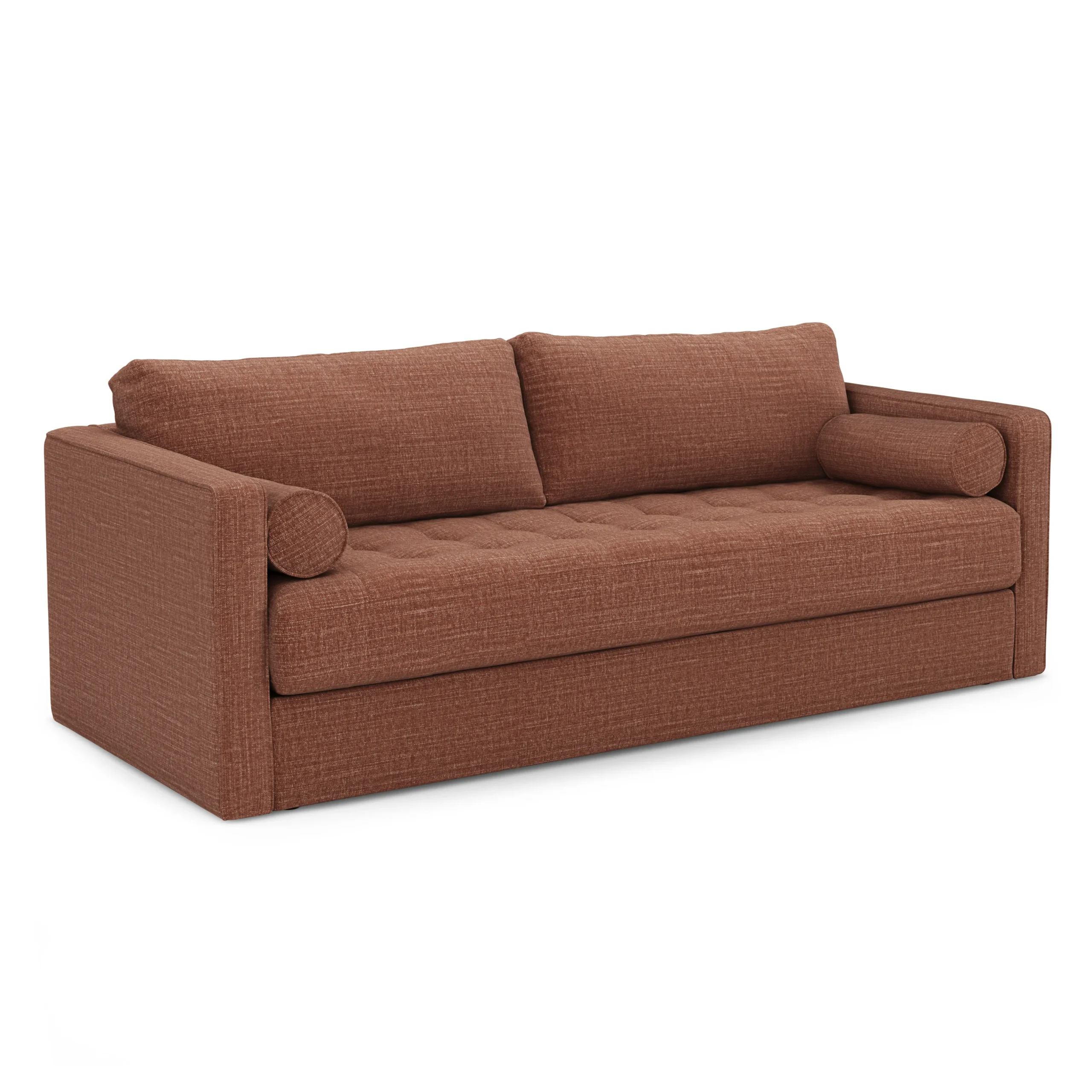 Sven 88_ Grounded Tufted Sofa - Napa Rust - Image 5