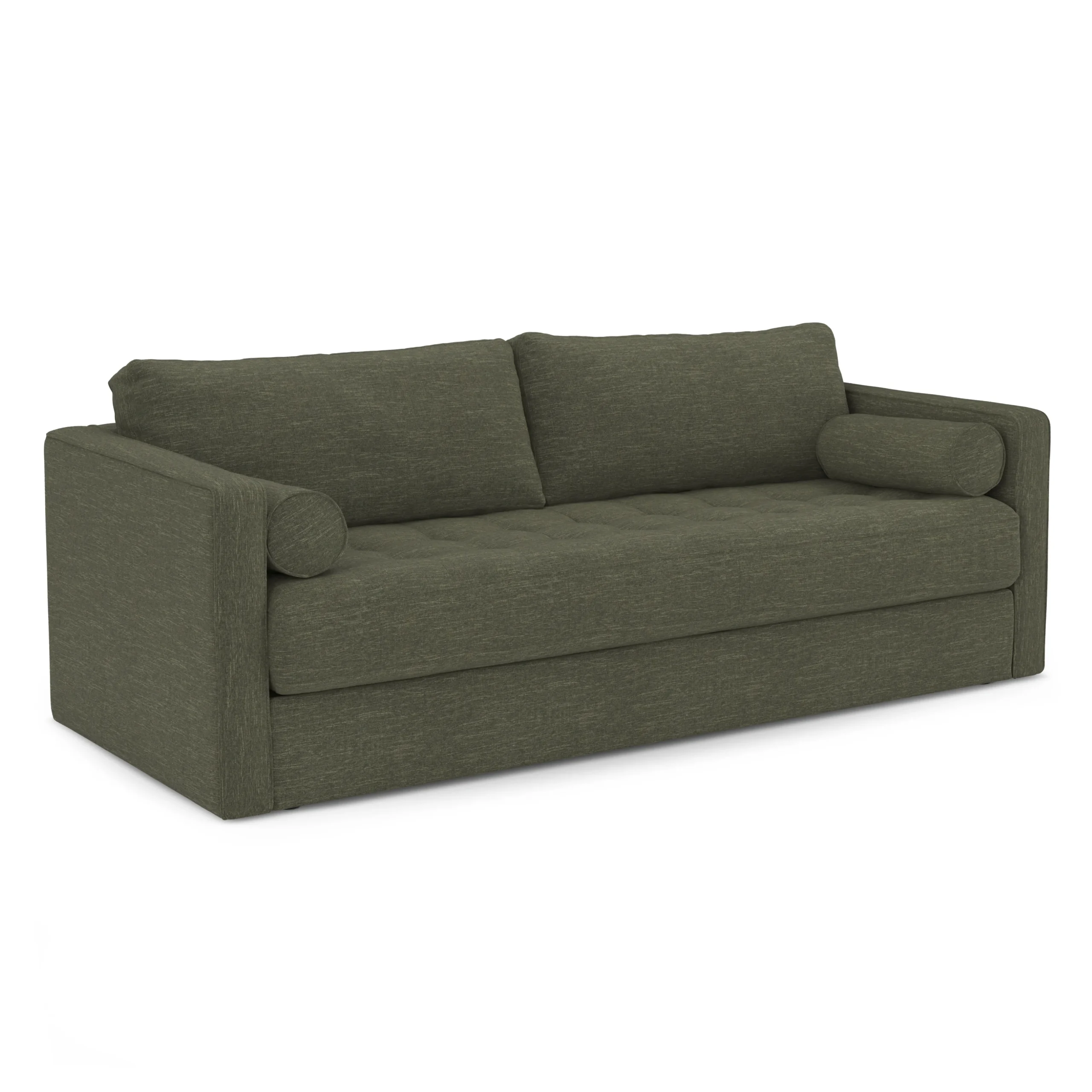 Sven 88_ Grounded Tufted Sofa - Fir Green - Image 4
