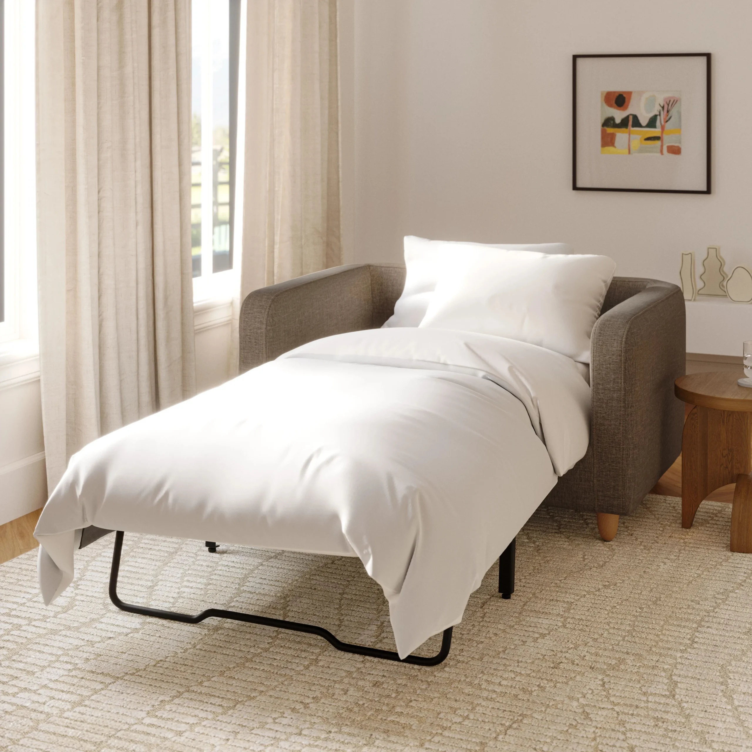 Vati 53_ Sleeper Chair - Buckler Brown - Image 2