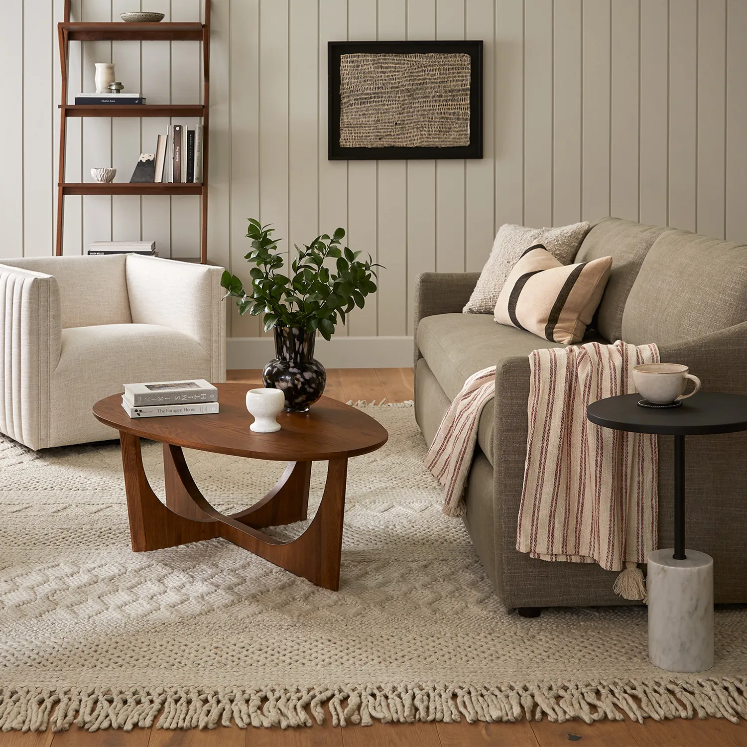 Landry 84.5_ Sofa - Napa Taupe - Image 2