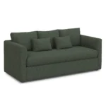 Marina 80_ Sofa - Green Wool Bouclé