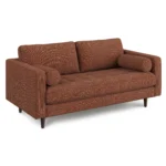 Sven 72_ Tufted Loveseat - Napa Rust