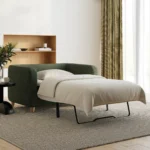 Vati 53_ Sleeper Chair - Green Wool Bouclé