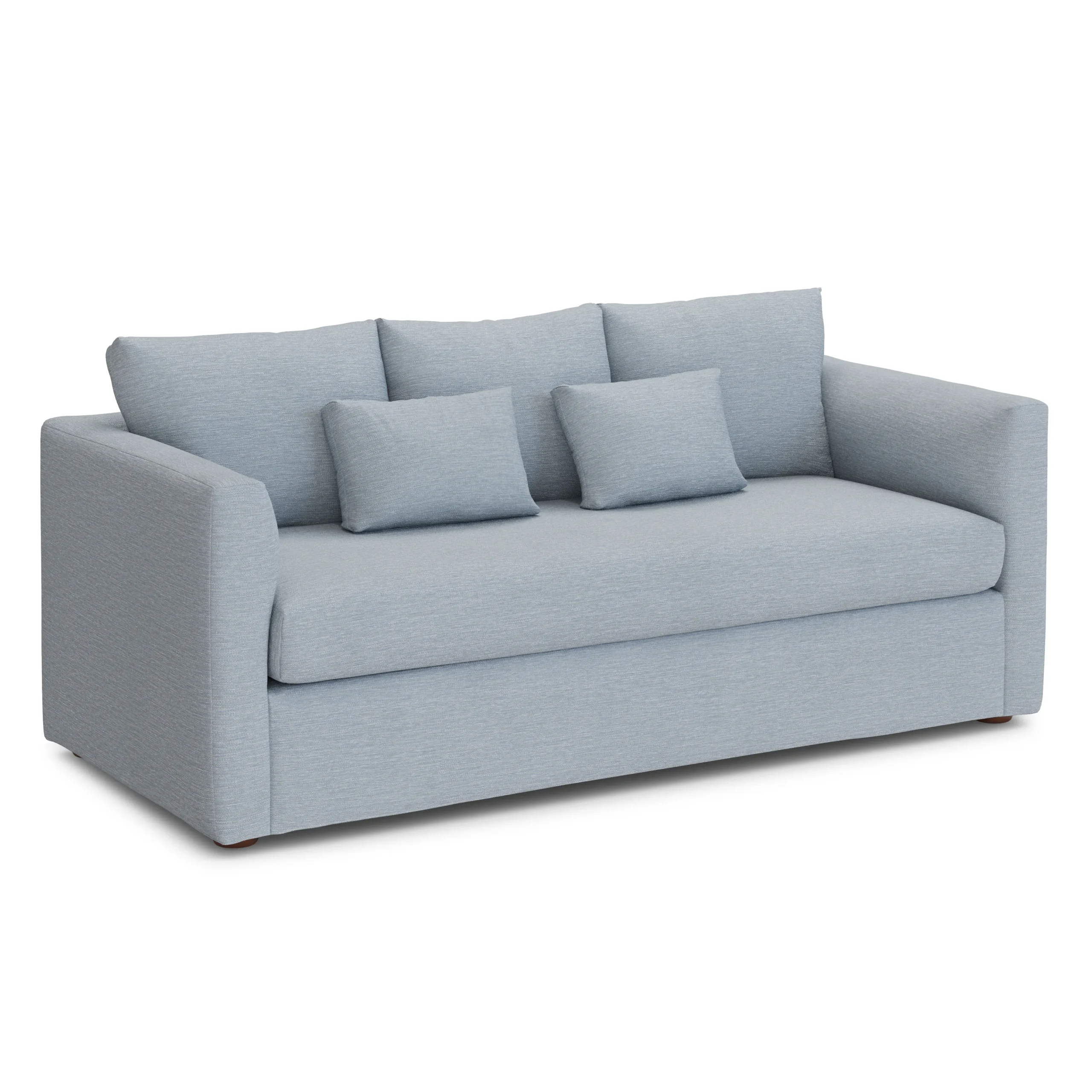 Marina 80_ Sofa - Silver Light Blue - Image 2