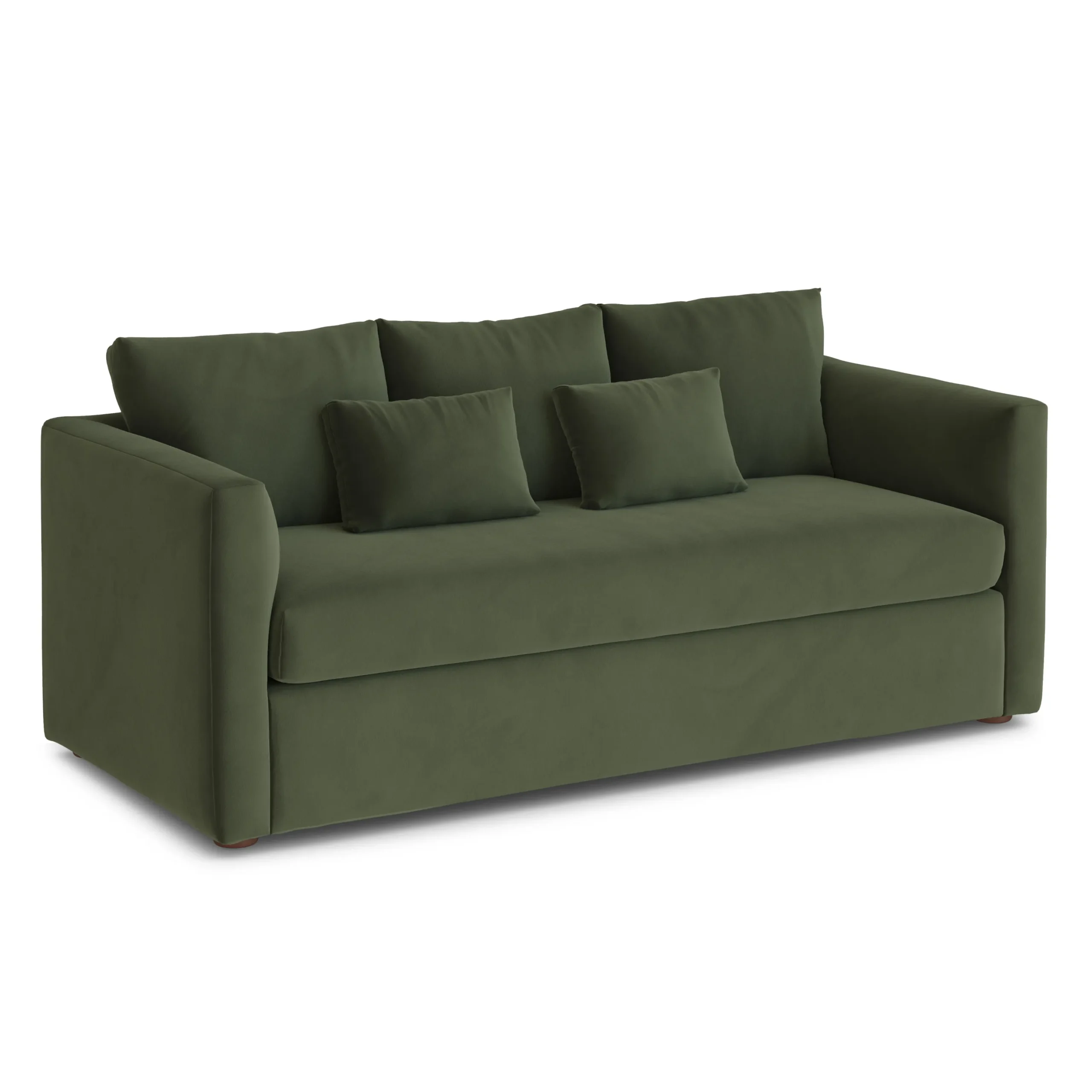 Marina 80_ Velvet Sofa - Hale Fir Green - Image 2