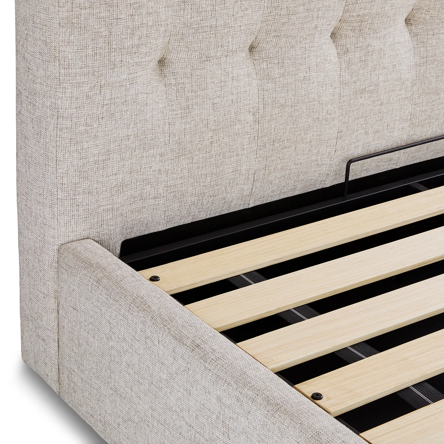 Sven Queen Tufted Storage Bed - Birch Ivory - Image 14