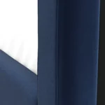 Sven Queen Tufted Velvet Bed - Plush Cascadia Blue