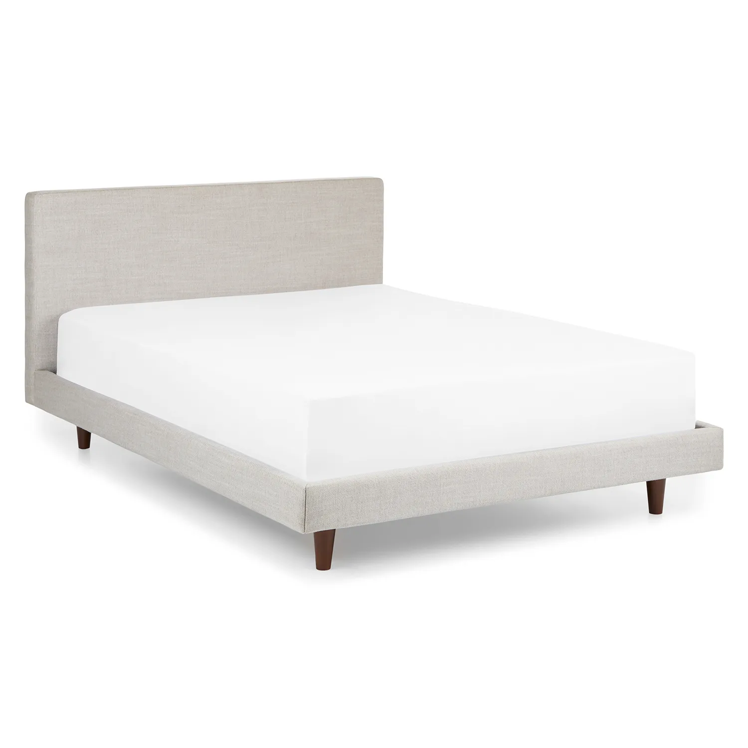 Tessu Full Low Profile Upholstered Bed - Clay Taupe - Image 5