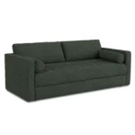 Sven 88_ Tufted Sofa Bed - Green Wool Bouclé