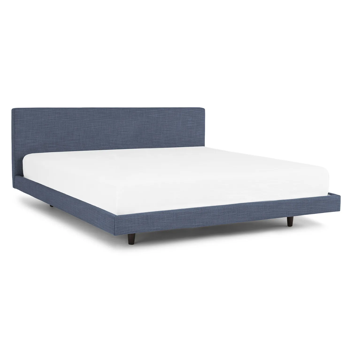 Tessu King Low Profile Upholstered Bed - Caspian Blue - Image 3