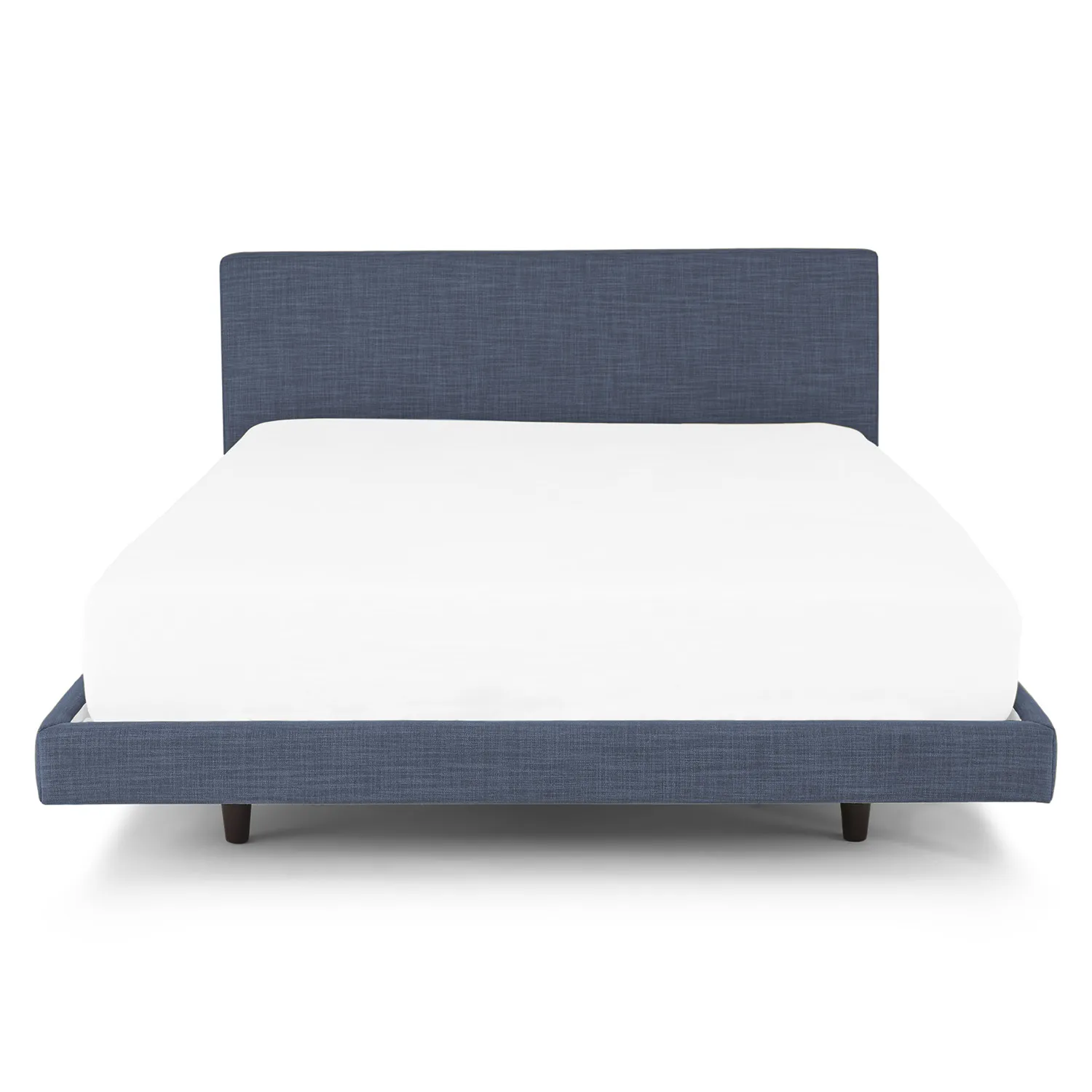 Tessu Queen Low Profile Upholstered Bed - Caspian Blue - Image 12
